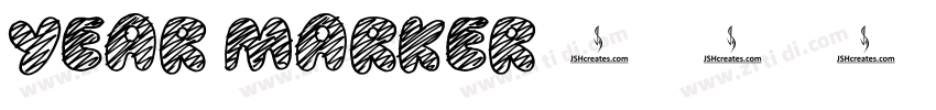 Year Marker字体转换